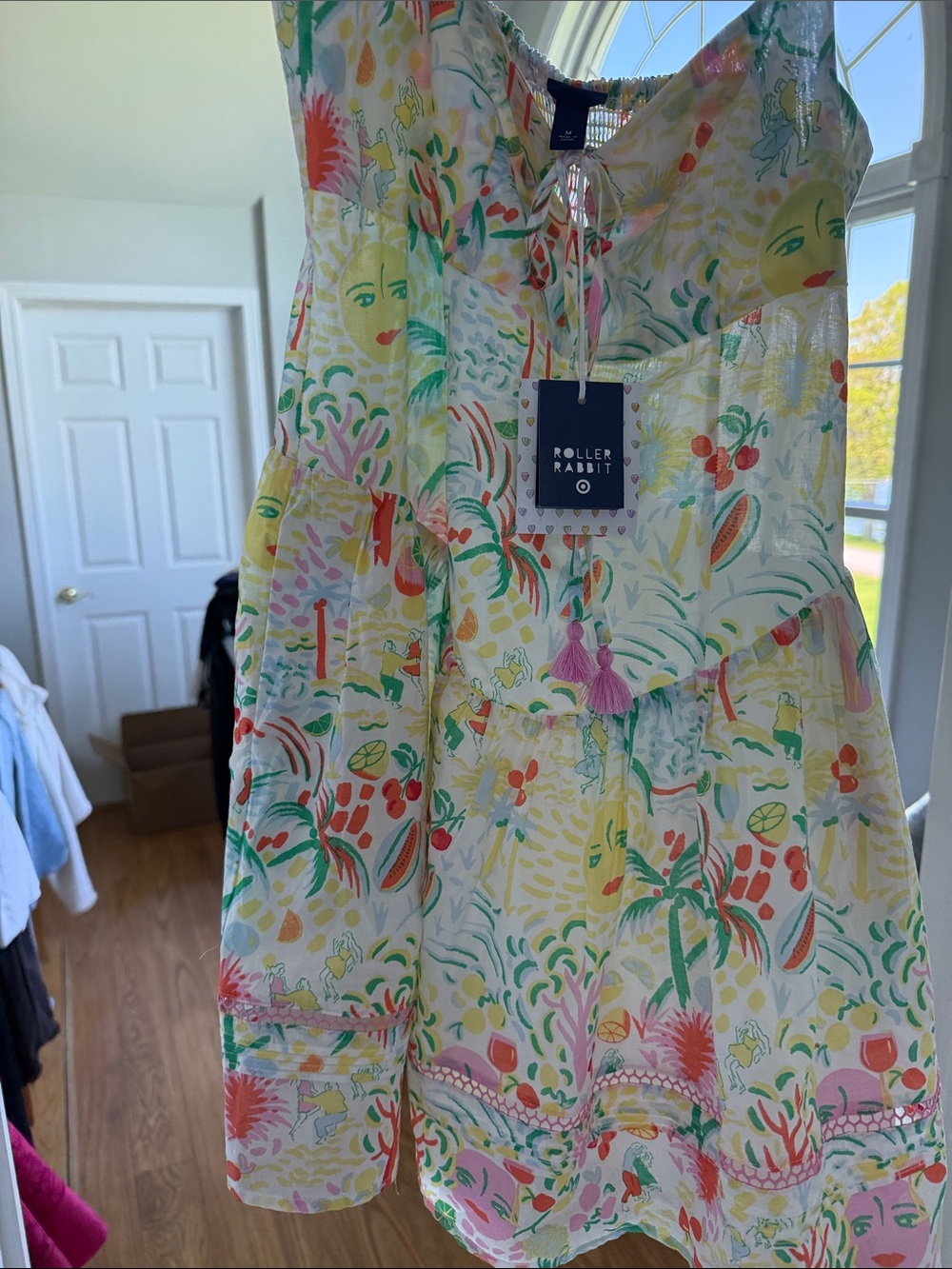 Roller Rabbit Target. Multicolor Tropical Print Sundress